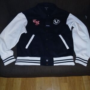 True Religion Black and White Kids Jacket